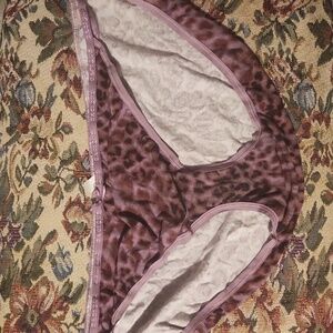 Purple cheetah panties